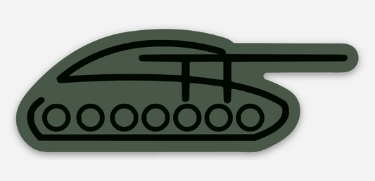 Send the Tanks Logo Sticker
